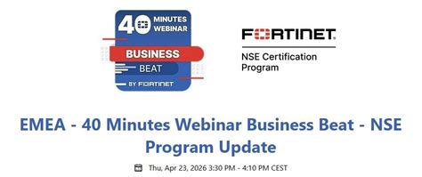 Fortinet NSE-programmet ændre sig den 15. juli 2026 Deltag i den første ...