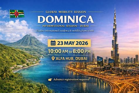 Global Mobility & Second Citizenship – Informational Session, Al Maya ...