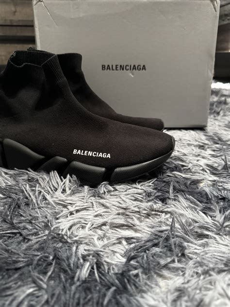 Balenciaga Speed Trainer Black Lightly used Condition Size 9 | eBay