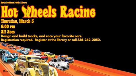 Hot Wheels Racing, North Davidson Public Library, Lexington, 5 March ...