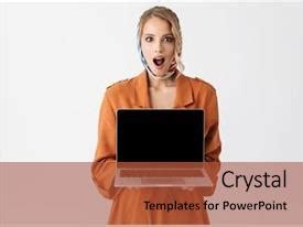 Background Showing Display Laptop Computer PPT template 36 ...