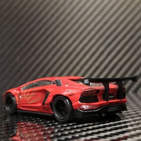 Mini Gt Lb Works Lamborghini Aventador Red R Liberty Walk Ebay