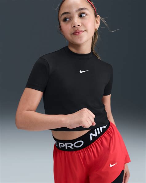Nike Pro Girls' Dri-FIT Short-Sleeve Top. Nike IN