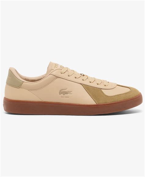 Lacoste Men's Baseshot Pro Lace-up Sneakers In Brown | ModeSens