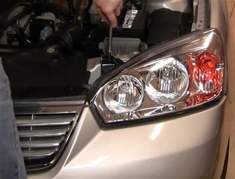 How To Replace Headlight Bulb Malibu