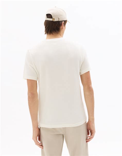 Celio Men White Solid Regular Fit Cotton T-Shirts