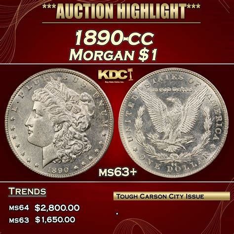 1890-cc Morgan Dollar $1 Select Unc USCG | #4845333277