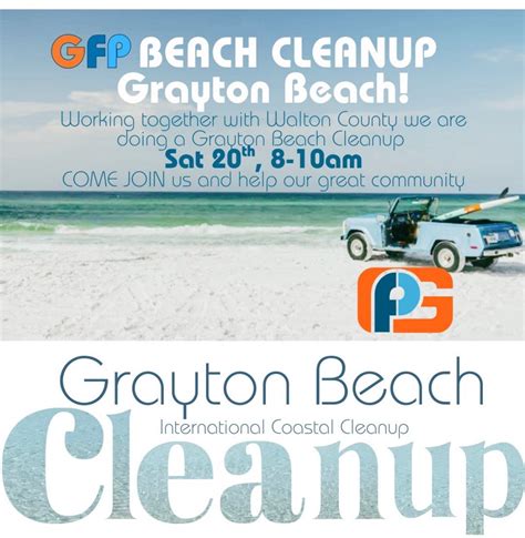 Grayton Beach Community Cleanup, 30A Grayton Beach, Santa Rosa Beach ...