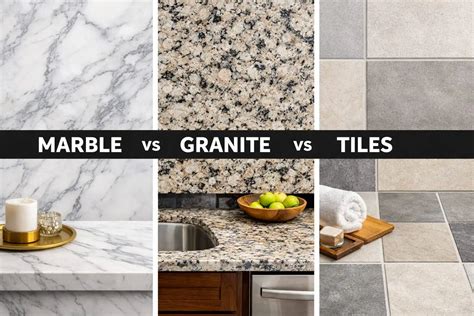 Marble vs Granite vs Tiles: Which Is Best Flooring? Cost & Durability Guide