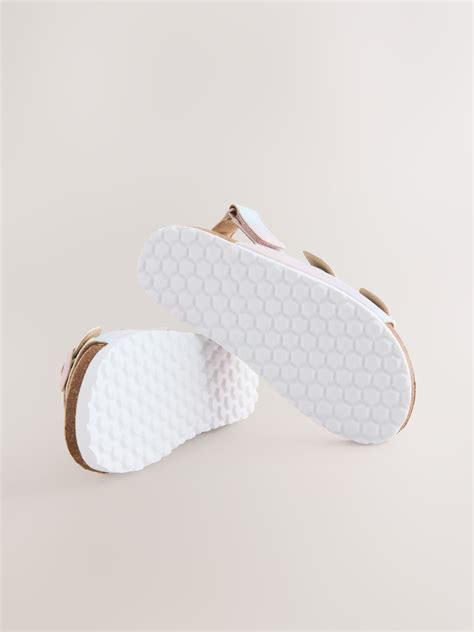 Buy Rainbow Standard Fit (F) Touch and Close Corkbed Sandals from Next ...