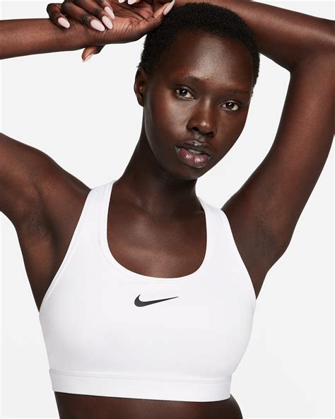 Nike Swoosh Women's Medium-Support Padded Sports Bra. Nike BG