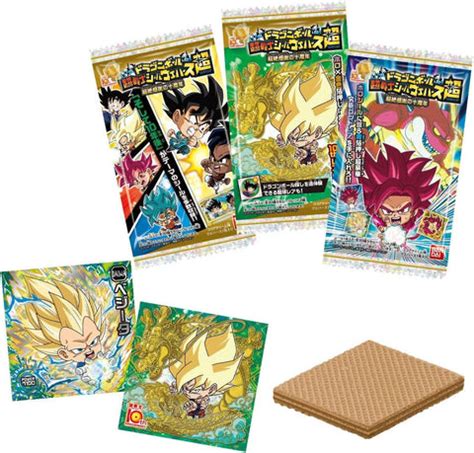Dragon Ball Super Warrior Sticker Wafer 10th Anniversary Box 20 Packs ...