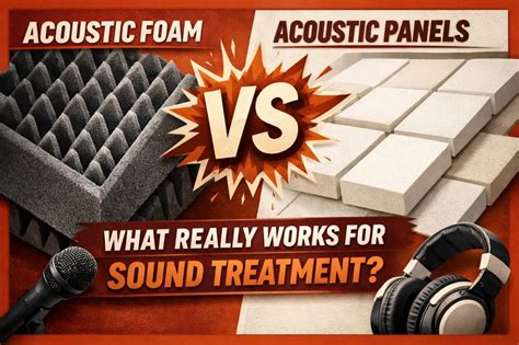 Acoustic Foam vs Acoustic Panels: What Really Works for Sound Treatment