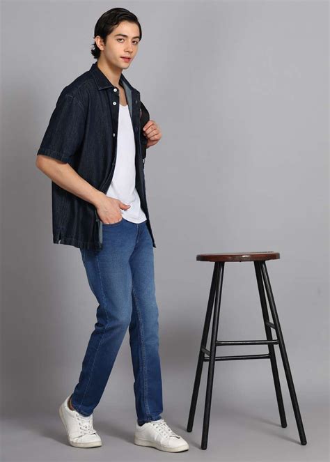 FLYING MACHINE Slim Men Blue Jeans - Buy FLYING MACHINE Slim Men Blue ...