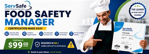 ServSafe Certification Boston | Class, Exam & Allergen Training