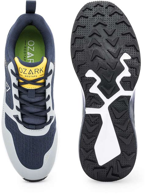 RED TAPE Ozark Outdoor Trail Running Shoes for Men | Grey Navy Outdoor ...