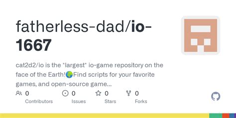 GitHub Fatherless Dad Io 1667 Cat2d2 Io Is The Largest Io Game Repository On The Face Of