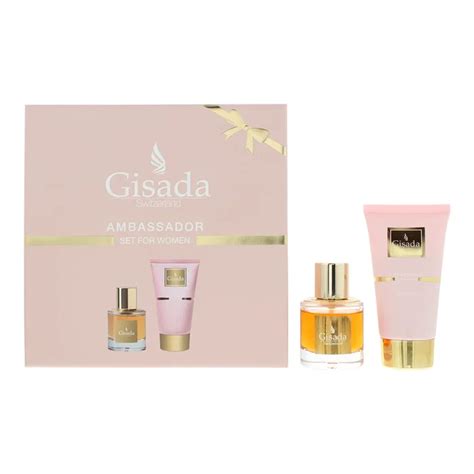 Gisada Ambassadora Coffret 2 pièces avec Eau de Parfum 50 ml et Gel ...