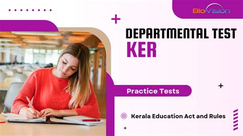 Departmental Test - KER Practice Tests - Set 4 | Kerala Education Act ...