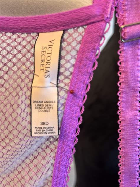 Victoria's Secret Dream Angels 38D Lined Underwire Demi Bra Front Close ...