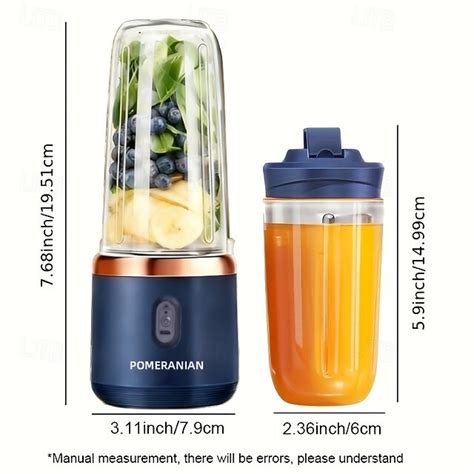 Blender portable pour milkshakes et smoothies, blender personnel ...