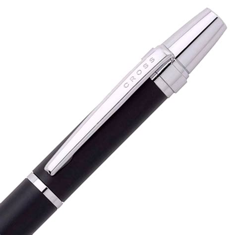Cross Nile Ballpoint Pen – Black with Chrome Trim — Mango