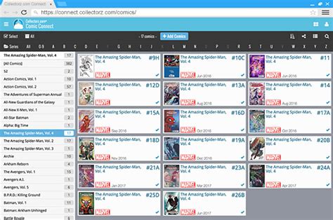 Online comic book database software » CLZ Comics Web