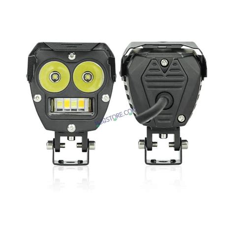 HJG 2 LED Robotic 140W Foglight with Spot and Wide Spread White/Yellow ...