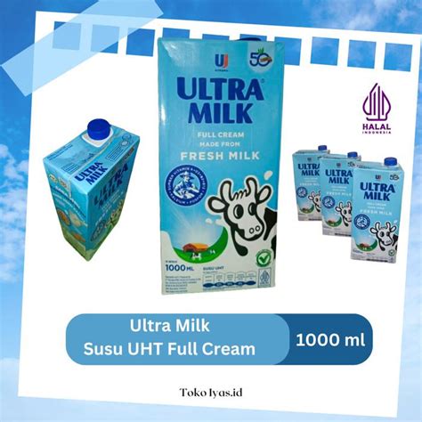 Susu UHT Ultra milk 1 liter full cream, PROMO, TERBATAS - Shop | Tokopedia