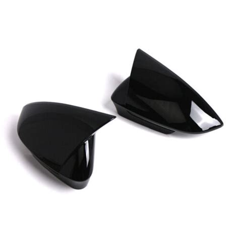 Pair Rear View Wing Mirror Cover Caps For Vw Id Vw Id Gloss Black Ebay