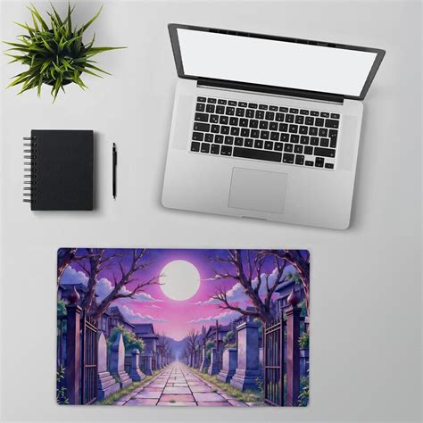 Buy Moonlit Cemetery Mouse Pad – Non-slip, Smooth Surface for Work ...