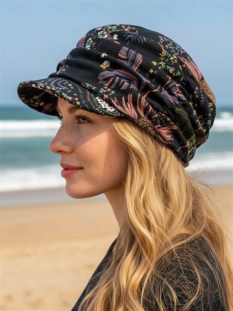 Women's Hat Winter Hats Windproof Warm Daily Outdoor Street Print ...