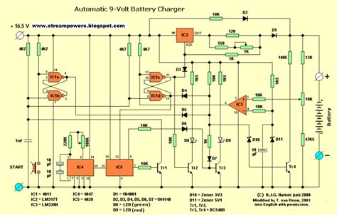 Volt Battery Charger Circuit Diagram