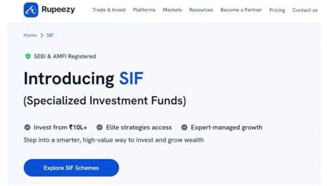 Rupeezy unveils SIF platform to serve India’s high-net-worth investors