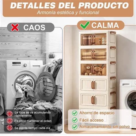 Organizador De Ropa 6 Niveles, Closet Plegable Con Ruedas | MercadoLibre