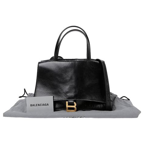 Balenciaga Crush Small Tote Shoulder Bag Black Leather ref.2752777 ...