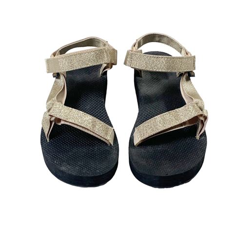 Strappy Sandals Champagne Teva Midform Universal Metallic Sandal Teva ...