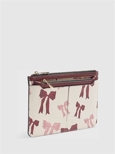 Buy River Island Cream Bow Print Travel Wallet from Next India