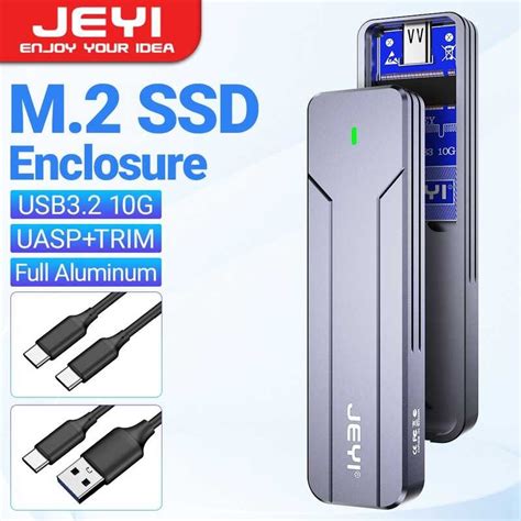 Nvme Jeyi Ngff Ssd Enclosure Full Aluminum Usb Gen Gbps Pcie