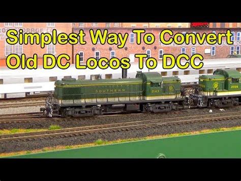 Simplest Way To Convert Old Dc Locos To Dcc Youtube In