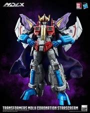 TRANSFORMERS CORONATION STARSCREAM MDLX Action Figure Robot ThreeZero ...