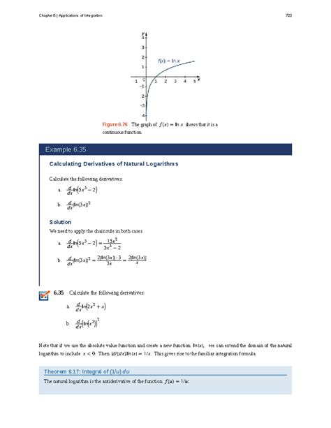 Chapter 6: Applications of Integration in Calculus 723 - Studocu