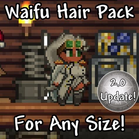 Buhok na Waifu Para sa Anumang Sukat! Texture Pack para sa Terraria ...