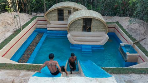 Watch these primitives struggle for 155 days to build a twin shelter ...