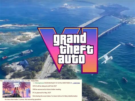 Will GTA 6 be delayed again? Viral 4chan leak sparks massive panic as ...