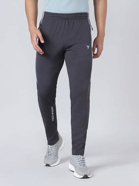 Men's Slim Fit Track Pants with TechnoDry – Woodland Gray