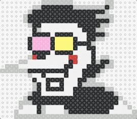 Spamton Neo Fuse Bead Patterns - Gallery - Kandi Pad | Kandi Patterns ...