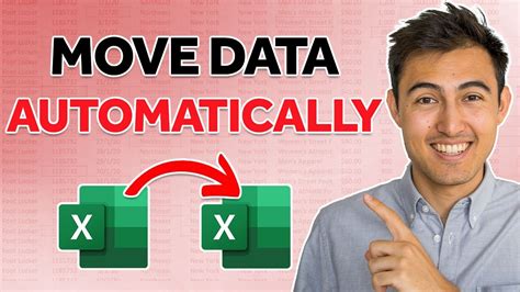 How to Move Data Automatically Between Excel Files - YouTube