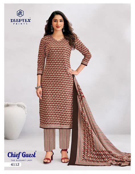 Deeptex Chief Guest Vol 41 Cotton Printed Dress Material