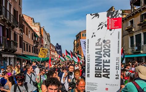 Protests, pavilion closures overshadow Venice Biennale opening